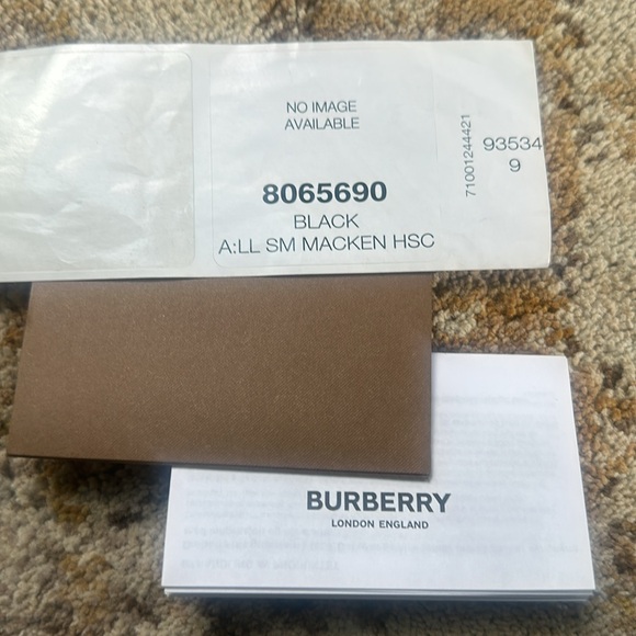 Burberry Authentic Small Macken House Check Derby Leather Crossbody Bag - Picture 7 of 7